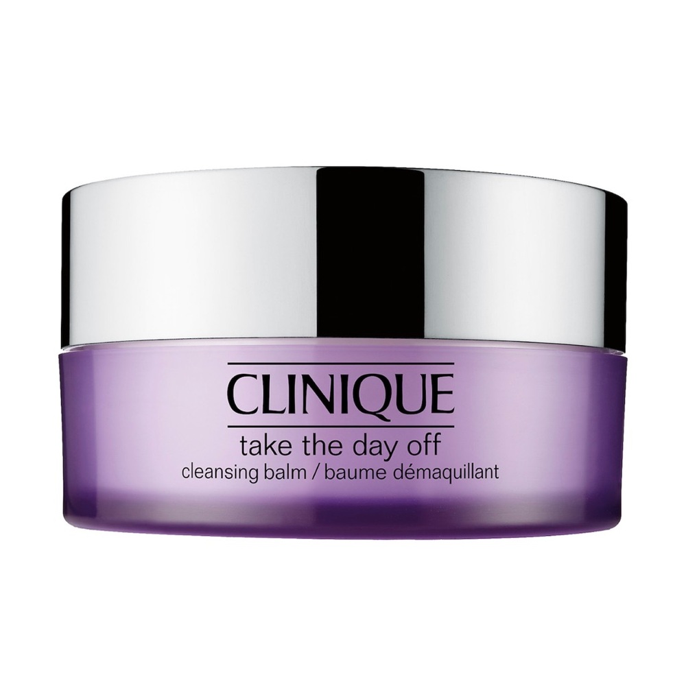 Clinique Makeup Remover Balm - Silver and Purple